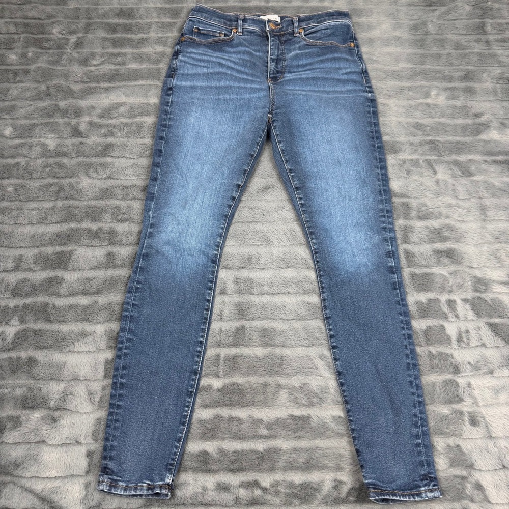 LOFT The Sculpt Jegging Blue Denim Skinny Jeans Womens Size 29 8 Medium Wash